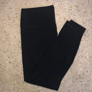 Lululemon 25” Wunder Under, high rise, tight, size 14